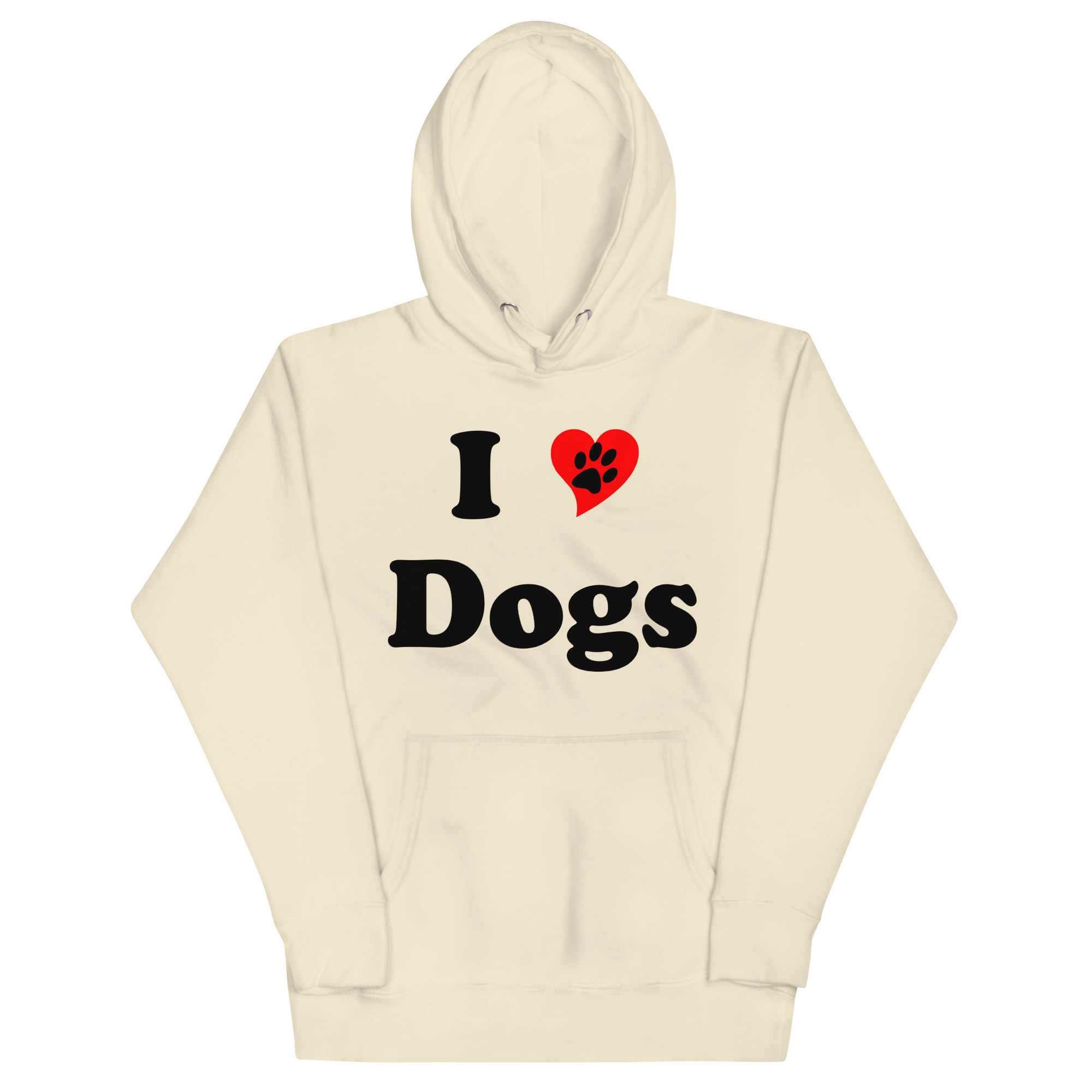 “I Love Dogs” Classic Unisex Hoodie - Image 7