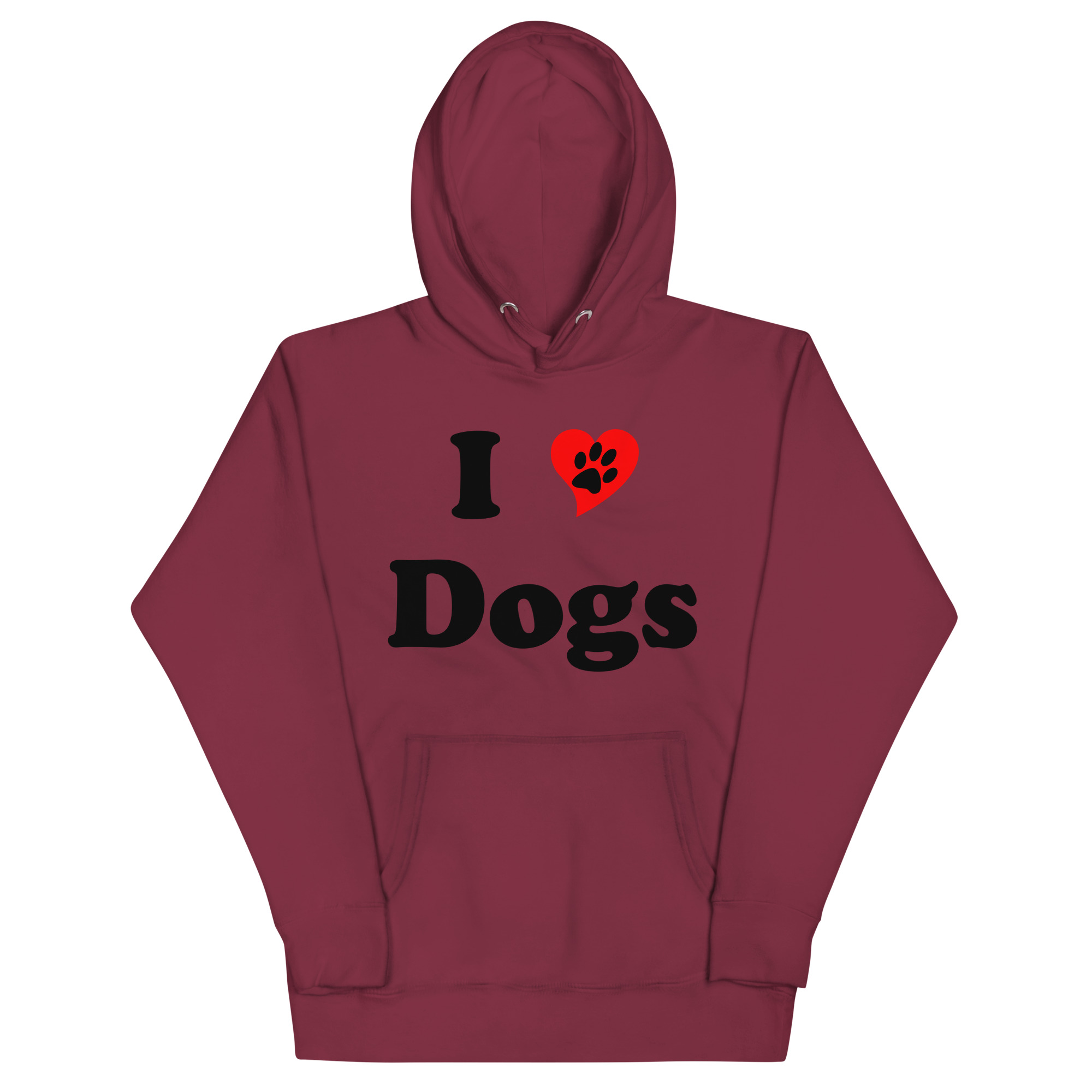 “I Love Dogs” Classic Unisex Hoodie