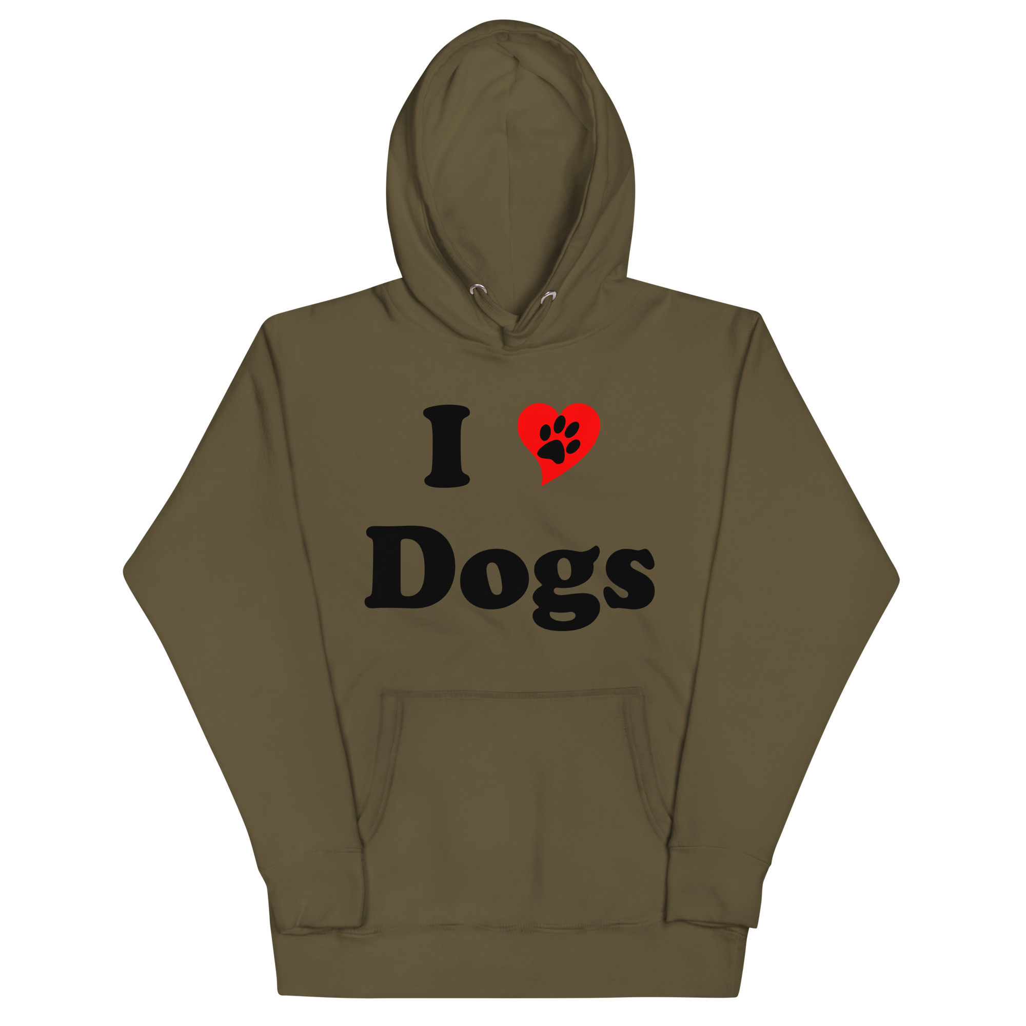 “I Love Dogs” Classic Unisex Hoodie - Image 3