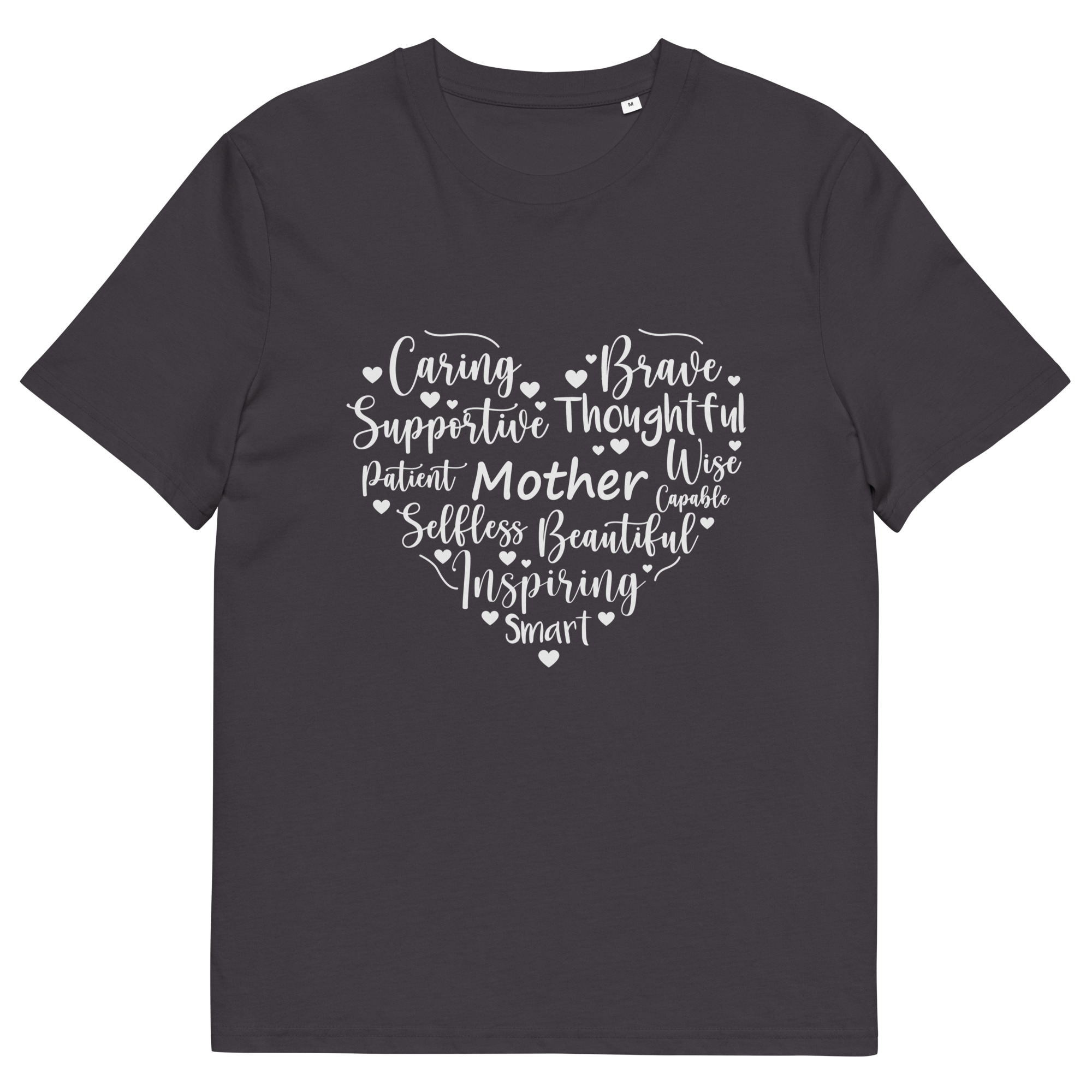 Mother's Day Heart - Unisex organic cotton t-shirt - Image 10