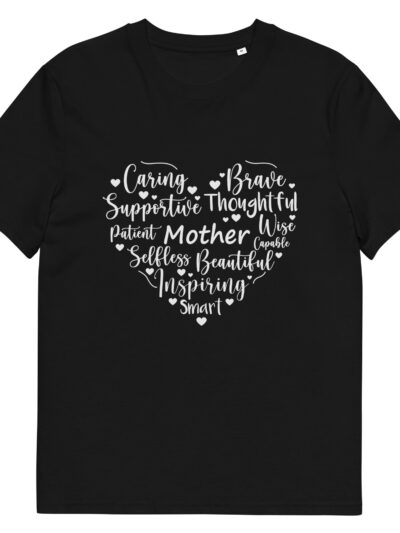 Mother's Day Heart - Unisex organic cotton t-shirt