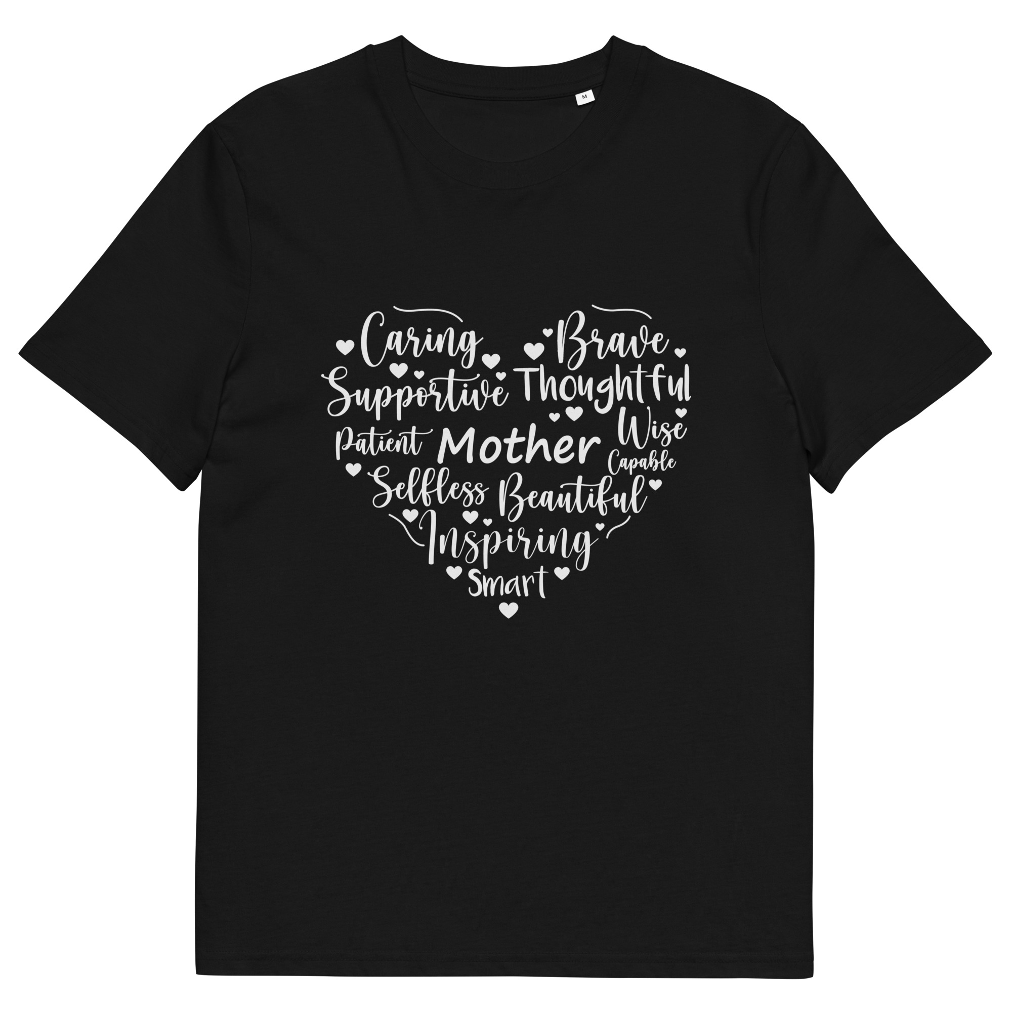 Mother's Day Heart - Unisex organic cotton t-shirt