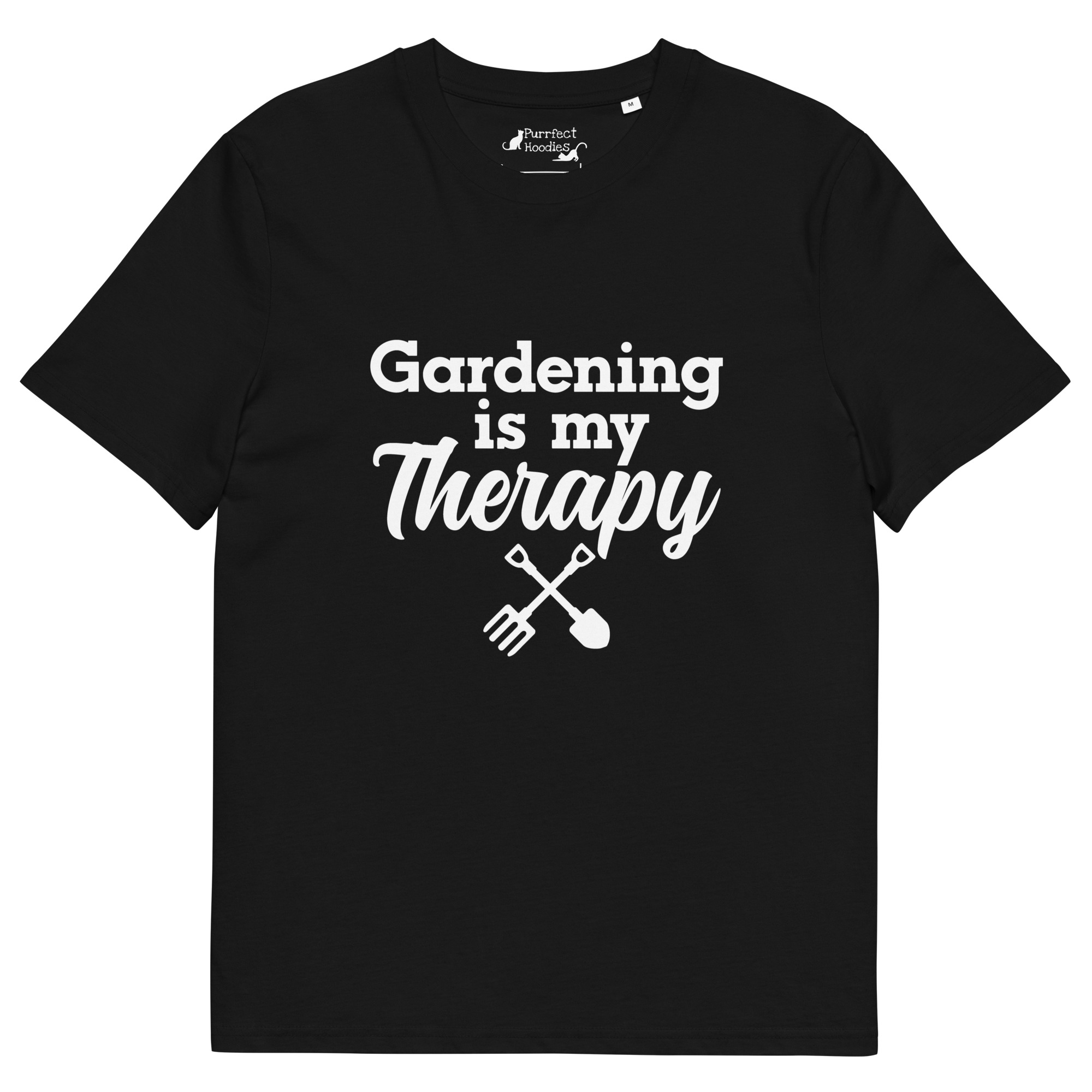 "Gardening is my Therapy" - Organic Unisex T-shirt