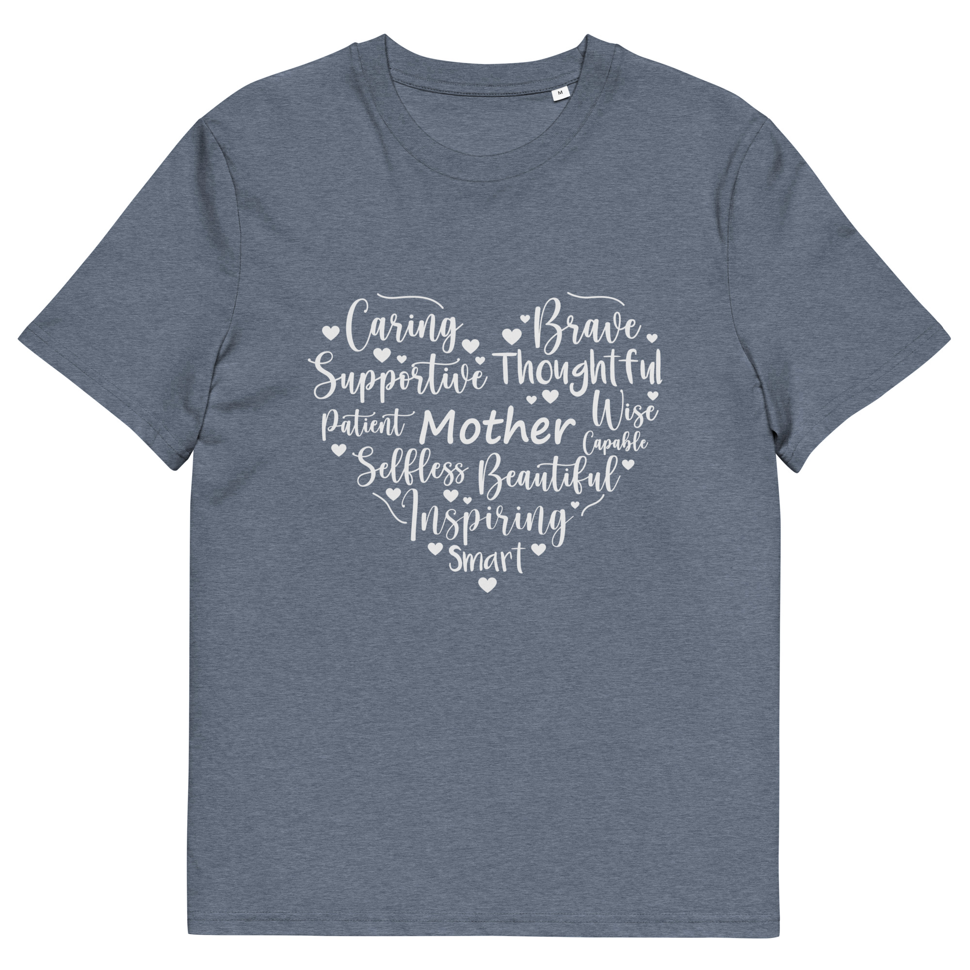 Mother's Day Heart - Unisex organic cotton t-shirt - Image 18