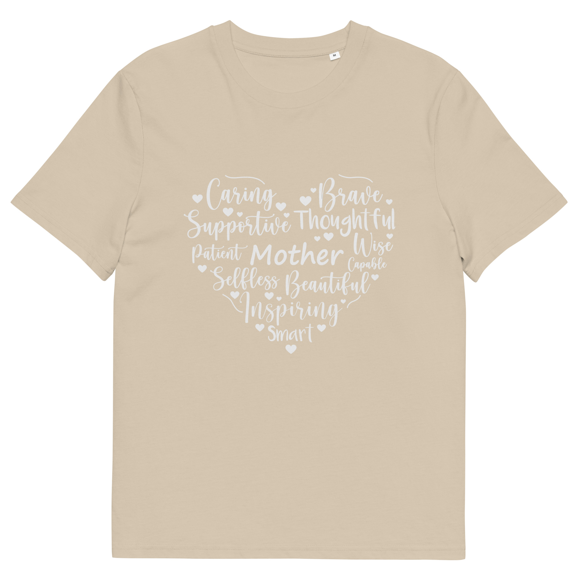 Mother's Day Heart - Unisex organic cotton t-shirt - Image 22