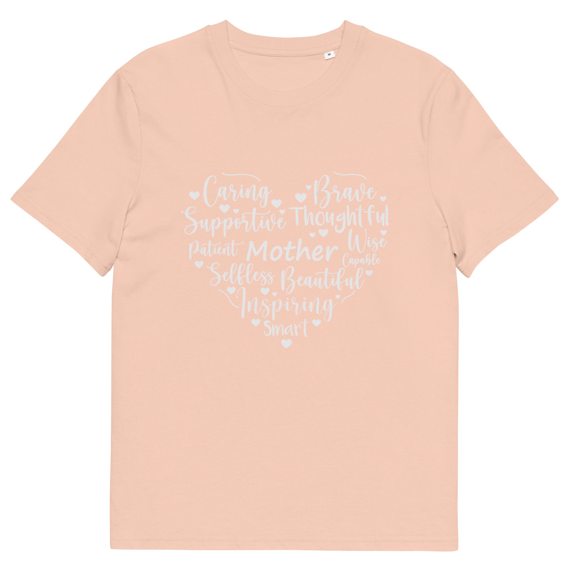 Mother's Day Heart - Unisex organic cotton t-shirt - Image 24