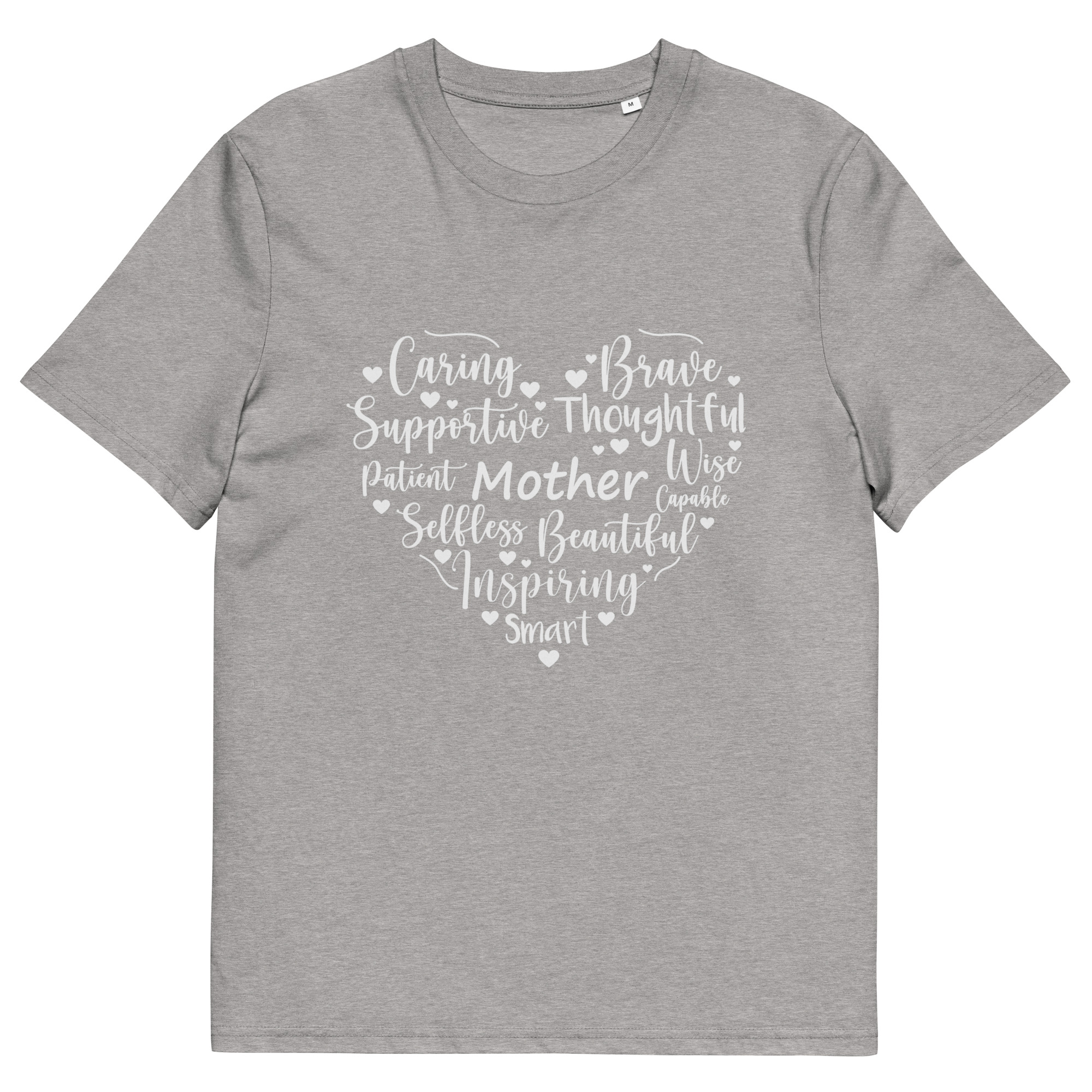 Mother's Day Heart - Unisex organic cotton t-shirt - Image 20