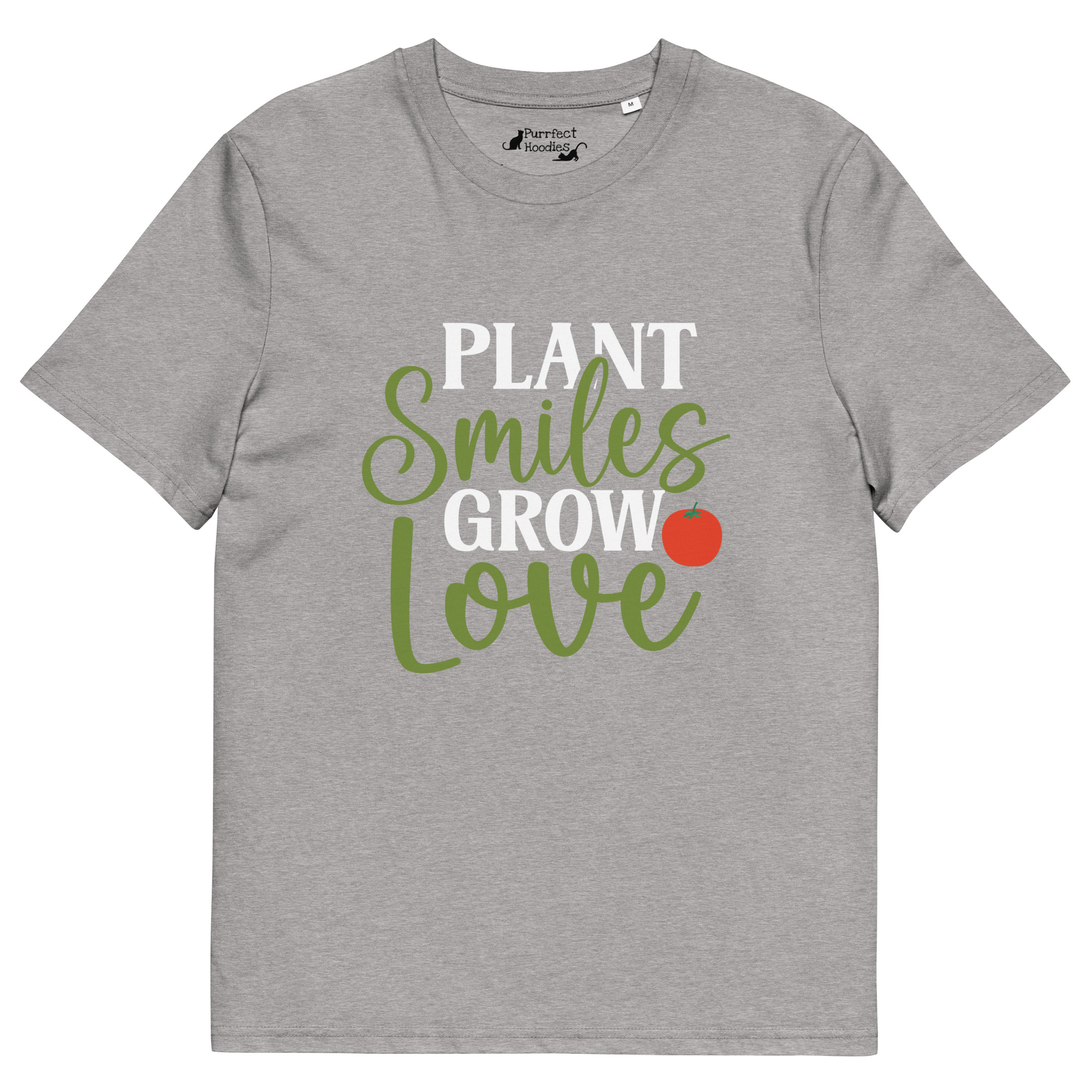Plant Smiles, Grow Love – Organic Unisex T-Shirt - Image 10