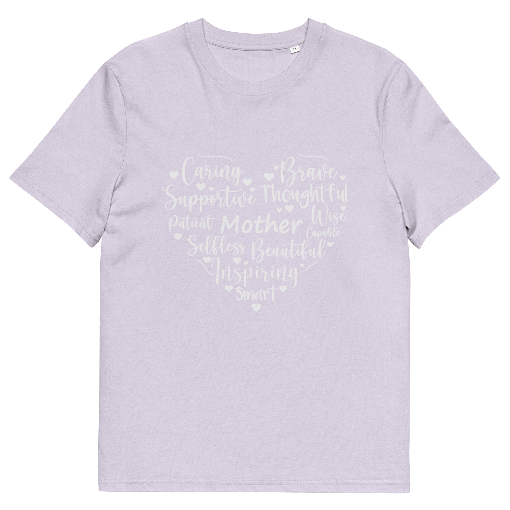 Mother's Day Heart - Unisex organic cotton t-shirt - Image 28