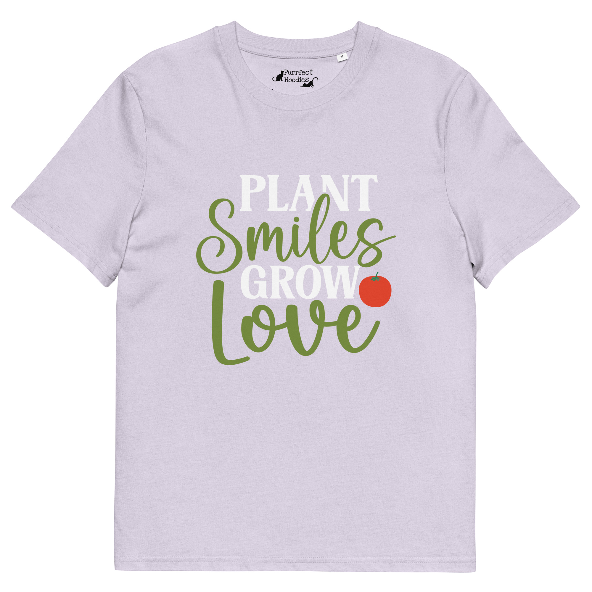 Plant Smiles, Grow Love – Organic Unisex T-Shirt - Image 14