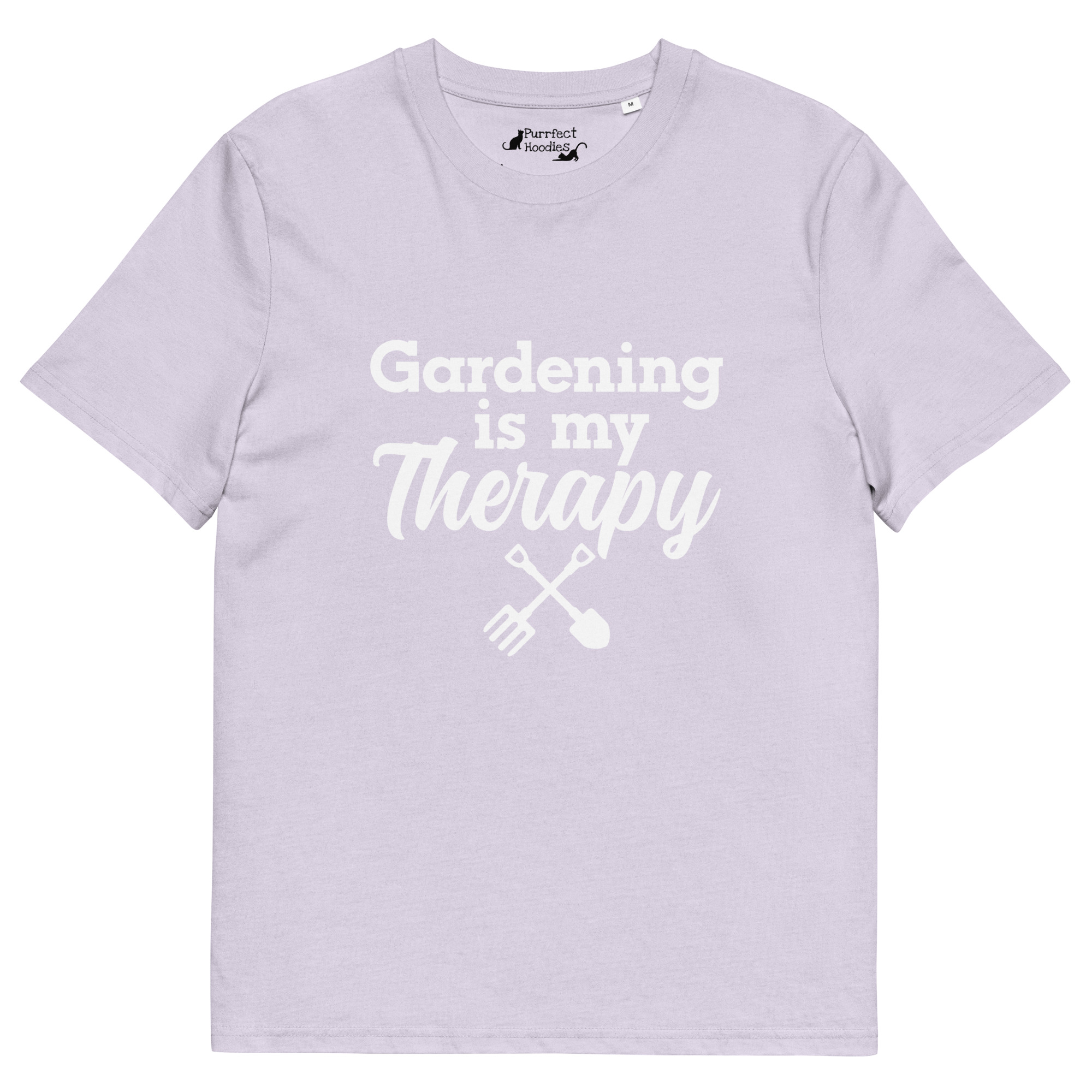 "Gardening is my Therapy" - Organic Unisex T-shirt - Image 14