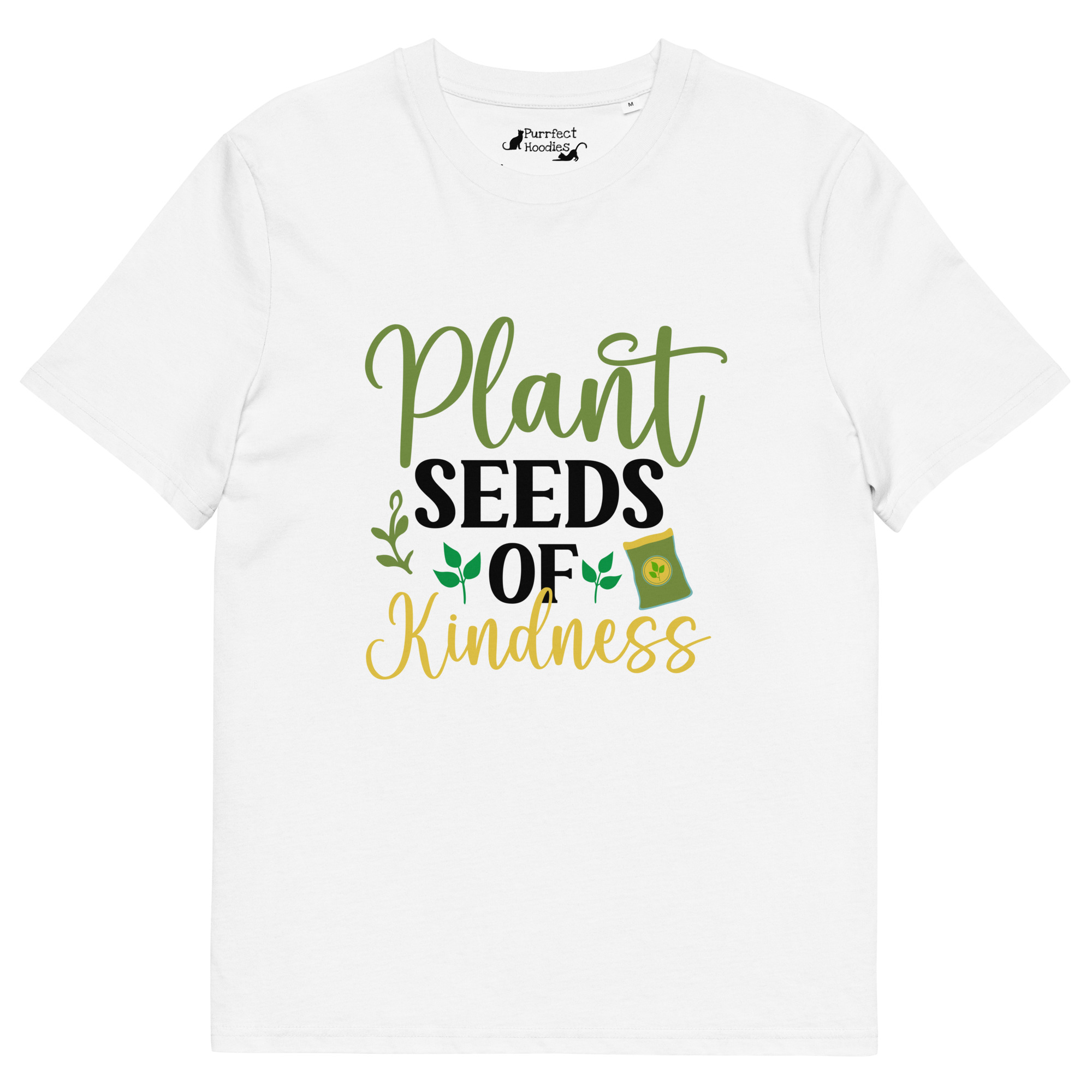 Plant Smiles, Grow Love – Organic Unisex T-Shirt - Image 15