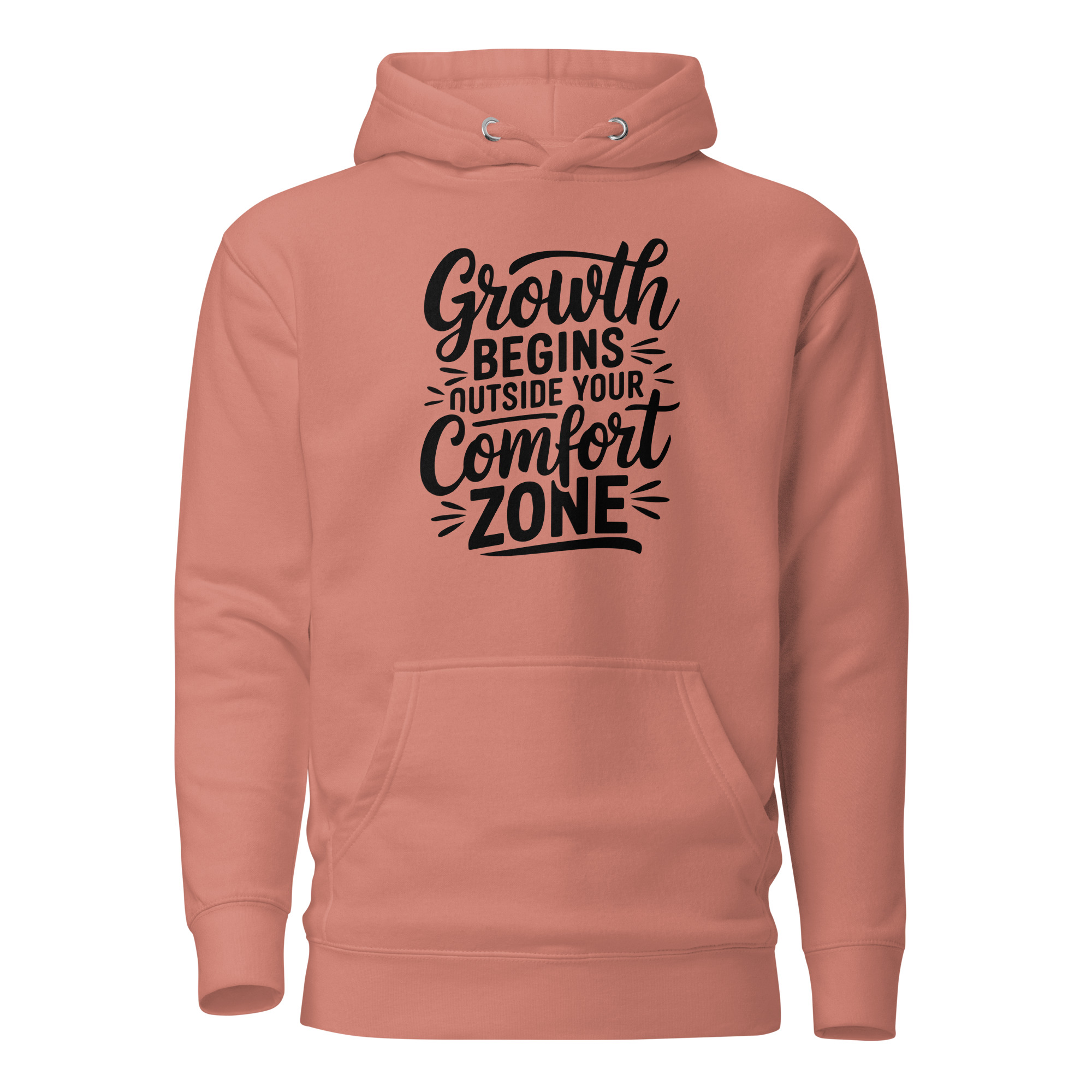 Growth begins outside your Comfort zone - Classic Unisex Hoodie - Image 4