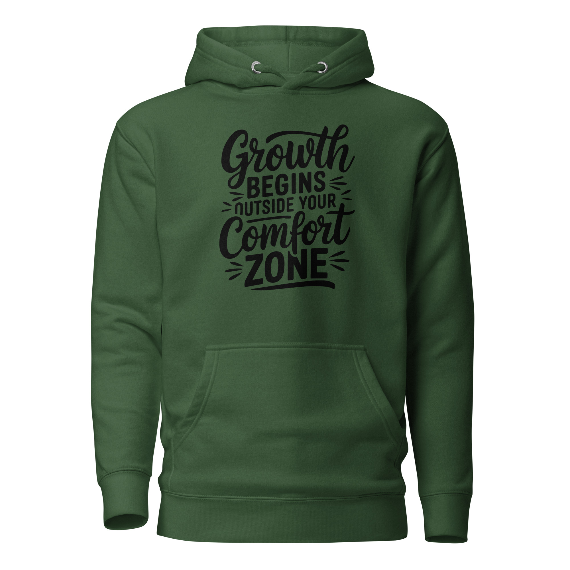 Growth begins outside your Comfort zone - Classic Unisex Hoodie - Image 2