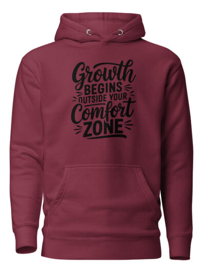 Growth begins outside your Comfort zone - Classic Unisex Hoodie