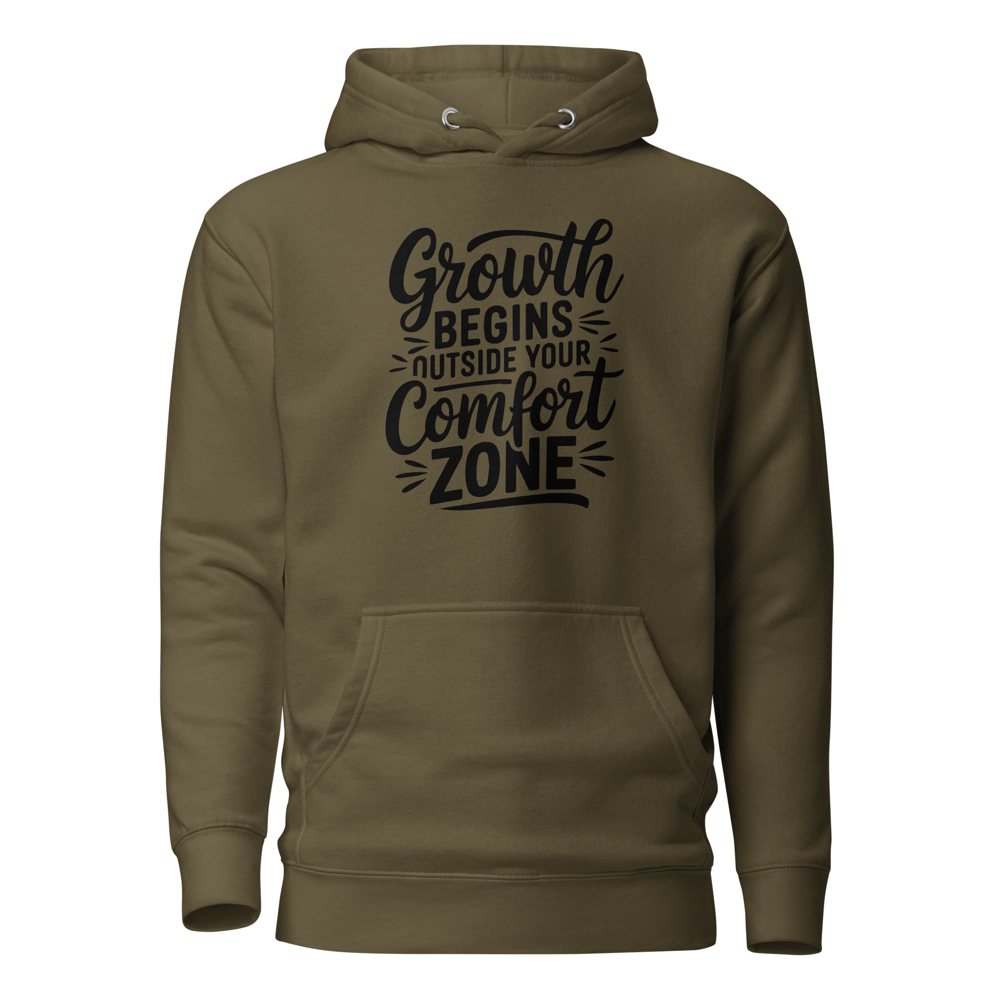 Growth begins outside your Comfort zone - Classic Unisex Hoodie - Image 3